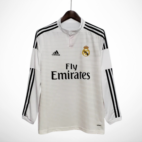 Camisa Real Madrid Titular 14/15 - Versão Retro Manga Longa