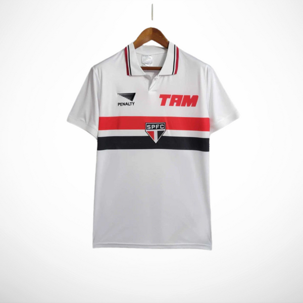 Camisa São Paulo Retrô 93/94 - Versão Retro - Branca